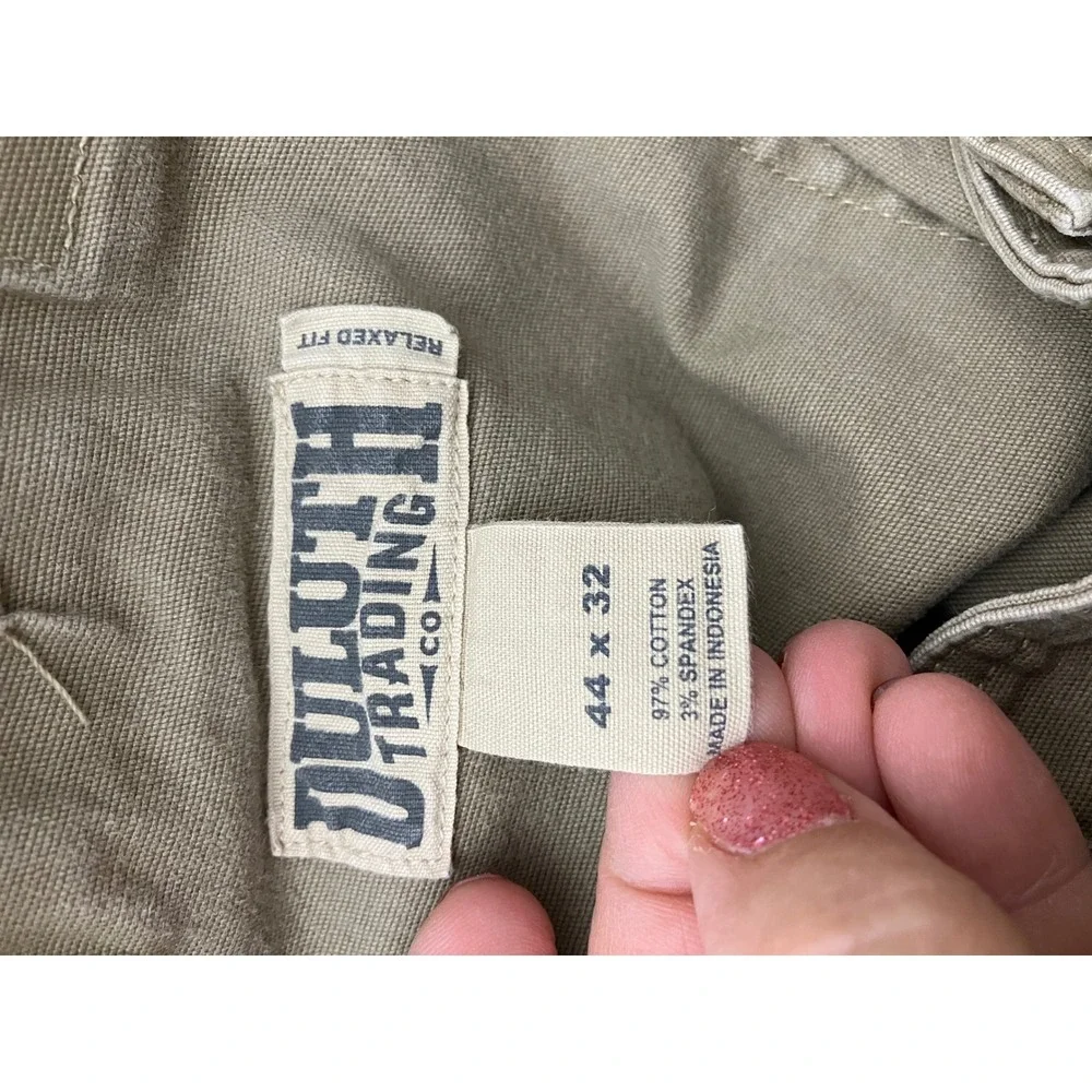 Duluth Trading Co. flex fire hose cargo pants work gear men's size  44 X 32‎